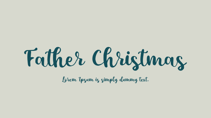 Father Christmas Font