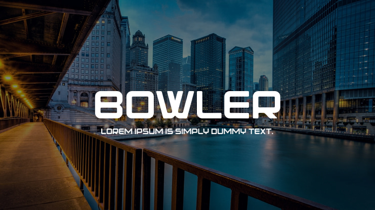 BOWLER Font