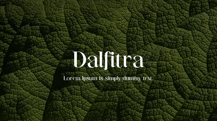 Dalfitra Font