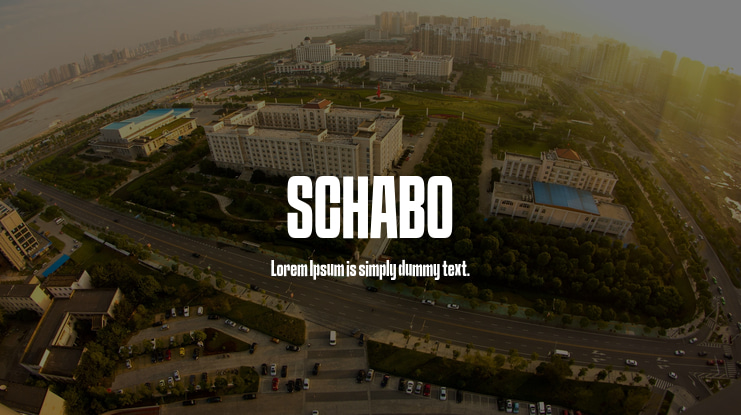 SCHABO Font