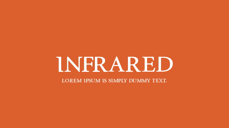 InfraRed Font Family