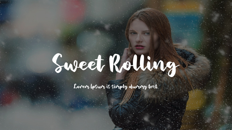 Sweet Rolling Font