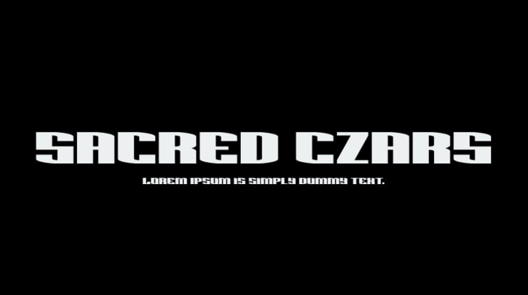 Sacred Czars Font Family