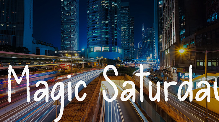 Magic Saturday Font