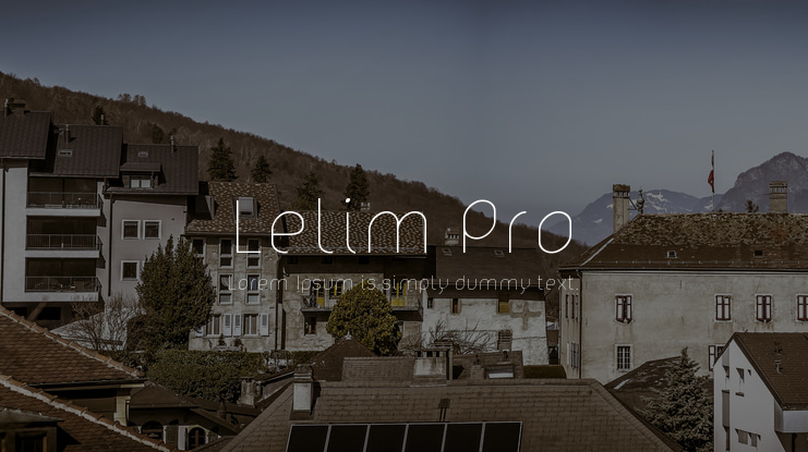Lelim Pro Font Family