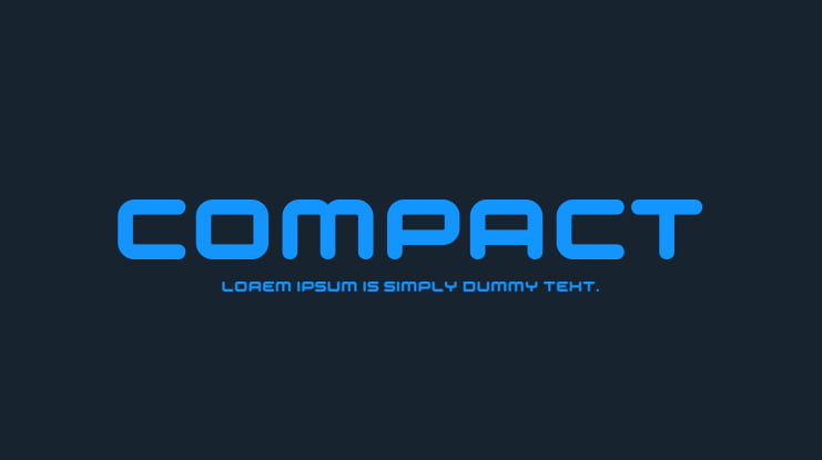 Compact Font