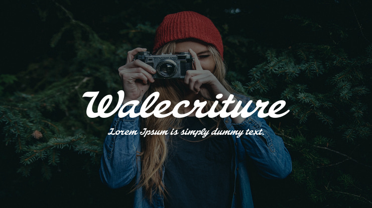 Walecriture Font