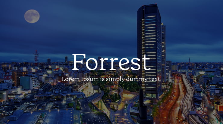 Forrest Font