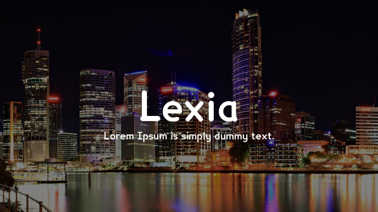 Lexia Font Family