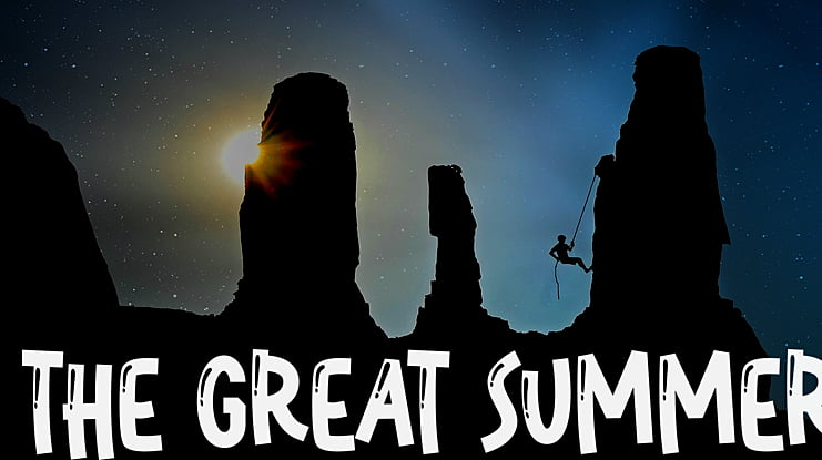 The Great Summer Font