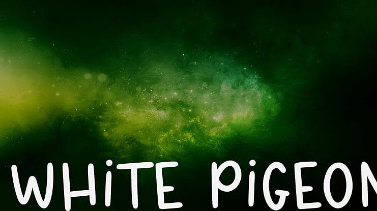 WHITE PIGEON Font