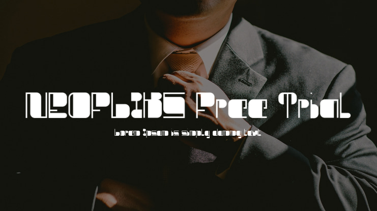 NEOFLIKS Free Trial Font