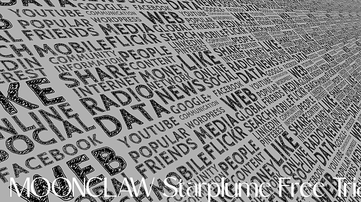 MOONCLAW Starplume Free Trial Font