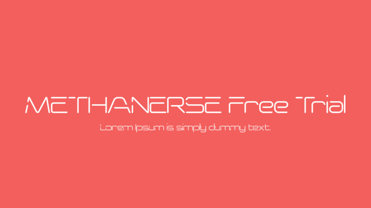 METHANERSE Free Trial Font
