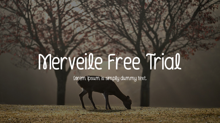 Merveile Free Trial Font