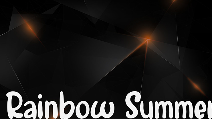 Rainbow Summer Font