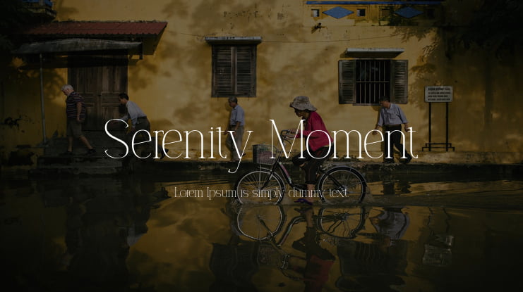 Serenity Moment Font