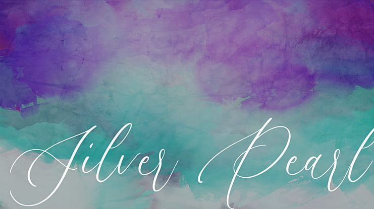 Silver Pearl Font