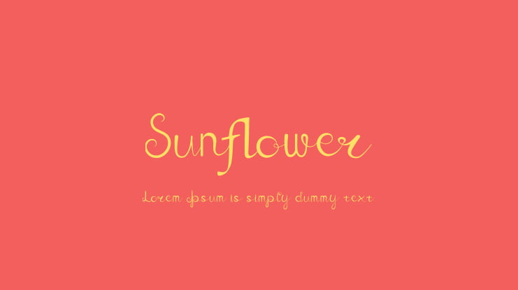 Sunflower 1 Font