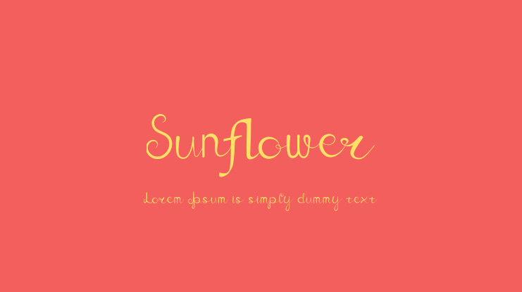 Sunflower 1 Font