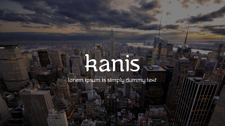 Kanis Font