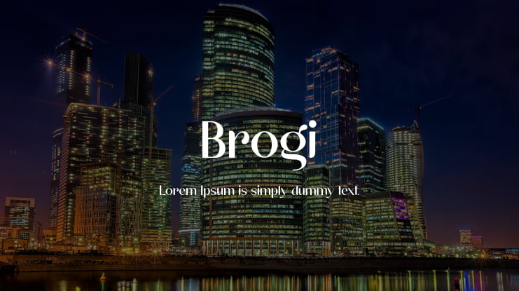 Brogi Font