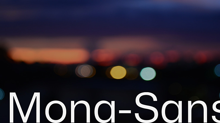Mona-Sans Font Family