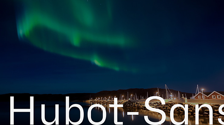 Hubot-Sans Font Family