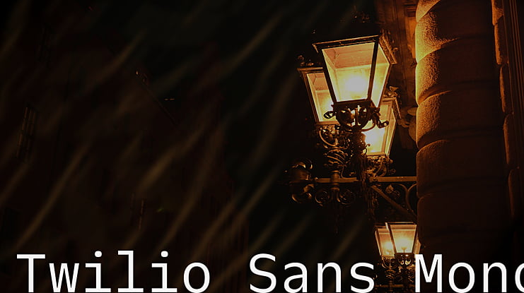 Twilio Sans Mono Font Family