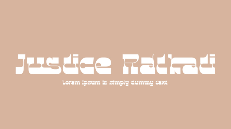 Justice Ratkati Font