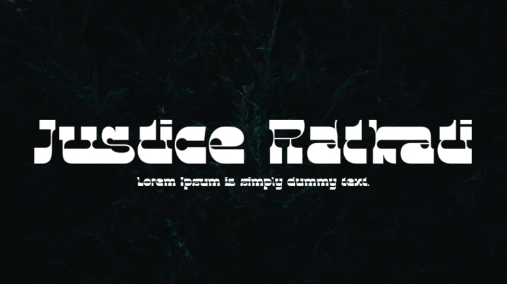 Justice Ratkati Font