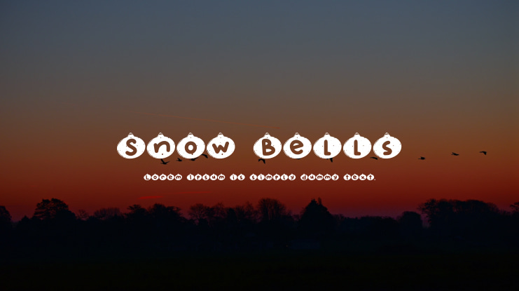 Snow Bells Font