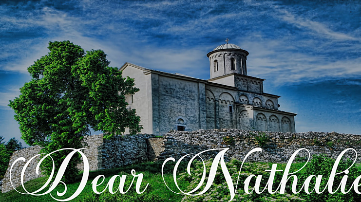 Dear Nathalie Font