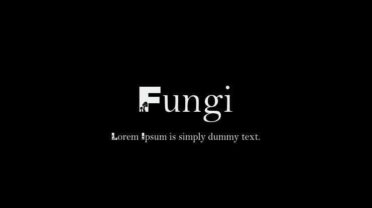 Fungi Font
