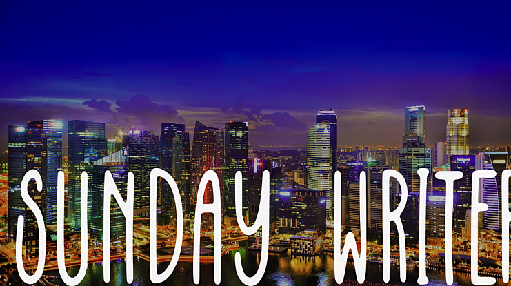 Sunday Writer Font