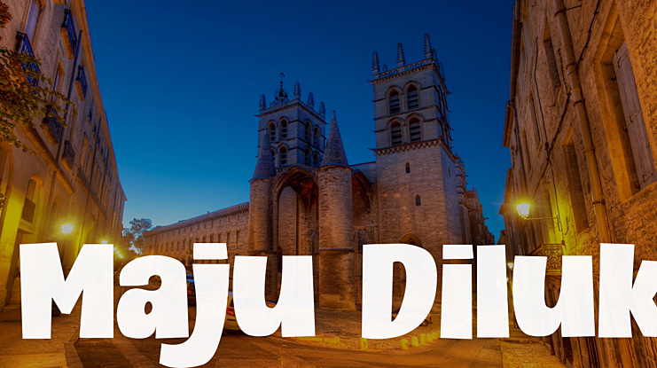 Maju Diluk Font