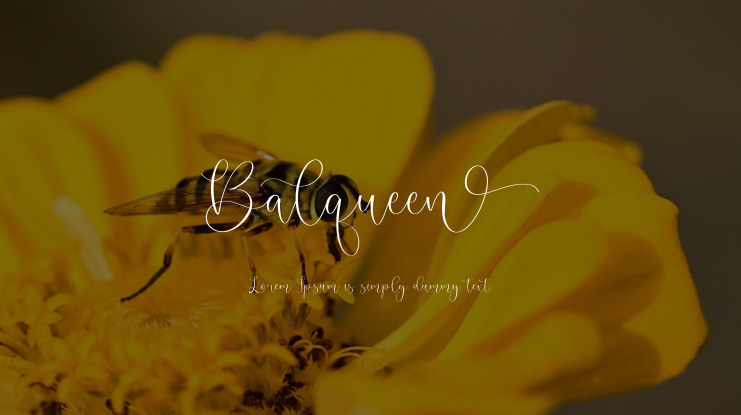 Balqueen Font