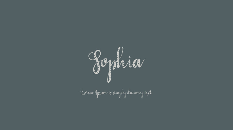 Sophia Font