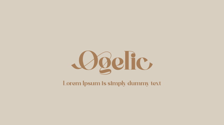 Ogelic Font