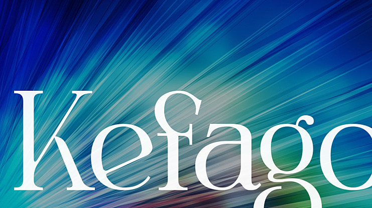 Kefago Font