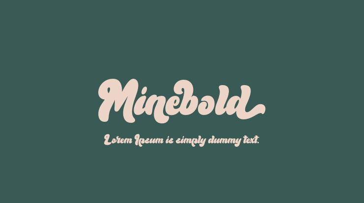 Minebold Font