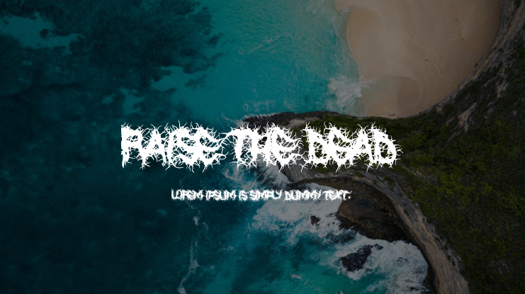 Raise the Dead Font