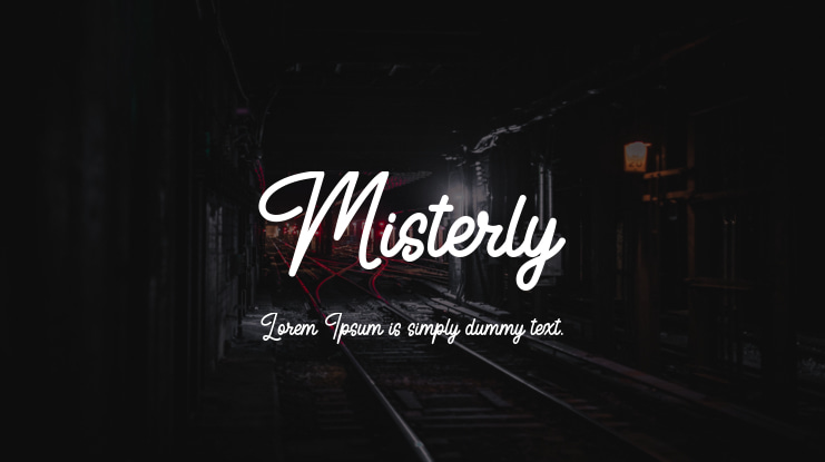 Misterly Font