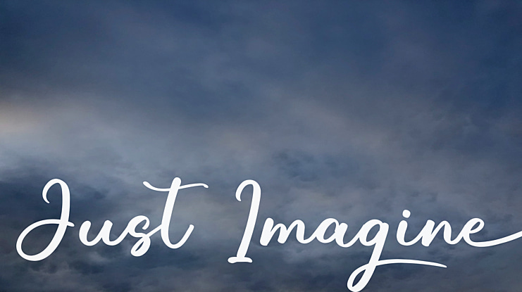 Just Imagine Font