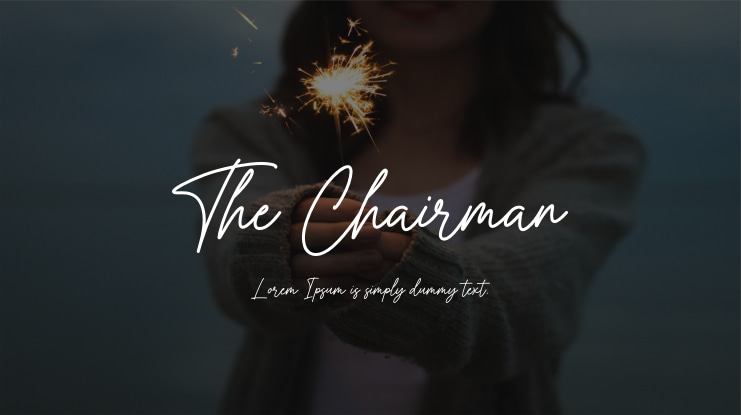 The Chairman Font