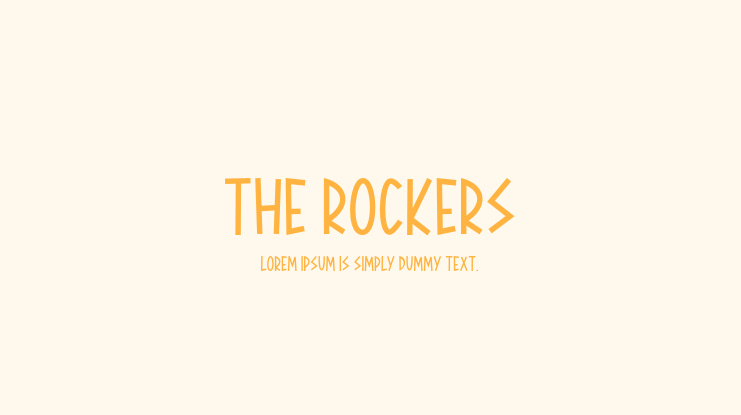 The Rockers Font