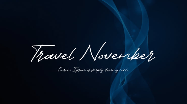Travel November Font