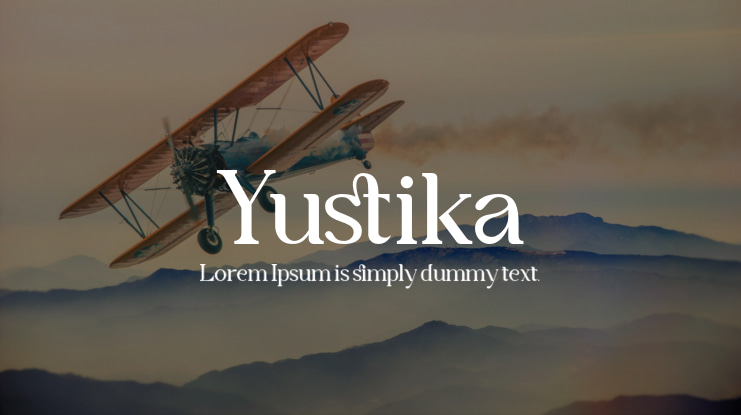 Yustika Font