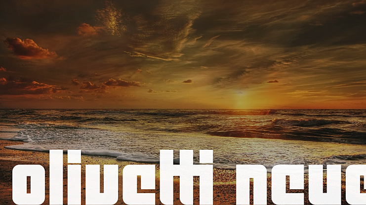 Olivetti Neue Font