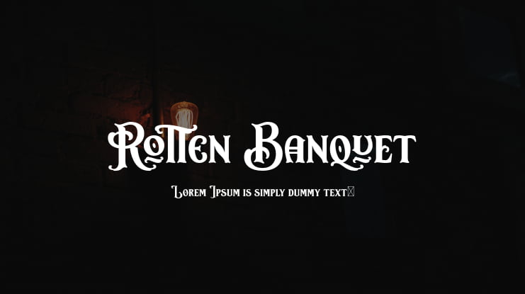 Rotten Banquet Font